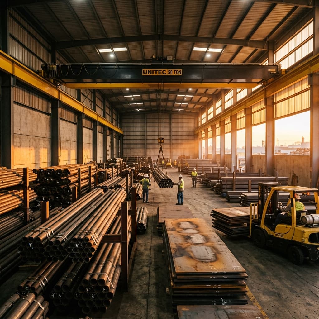 Steel inventory facility